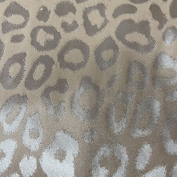 ee:some Gold Womens Muted Leopard Dolman Top Blouse like new!! - Picture 6 of 9